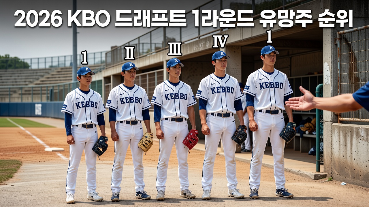 2026 KBO 드래프트 1라운드 유망주 순위